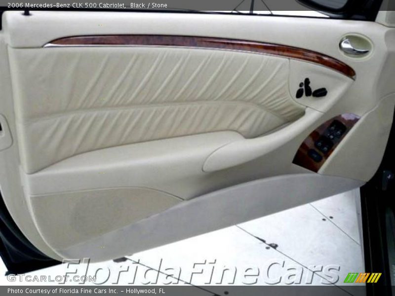 Black / Stone 2006 Mercedes-Benz CLK 500 Cabriolet