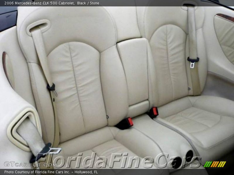 Black / Stone 2006 Mercedes-Benz CLK 500 Cabriolet