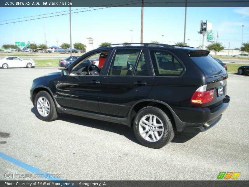 Jet Black / Beige 2006 BMW X5 3.0i