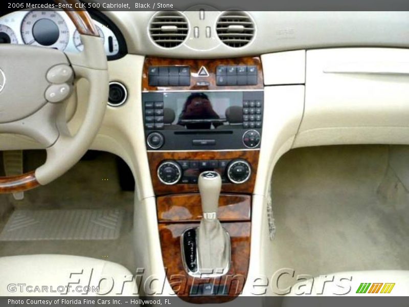 Black / Stone 2006 Mercedes-Benz CLK 500 Cabriolet
