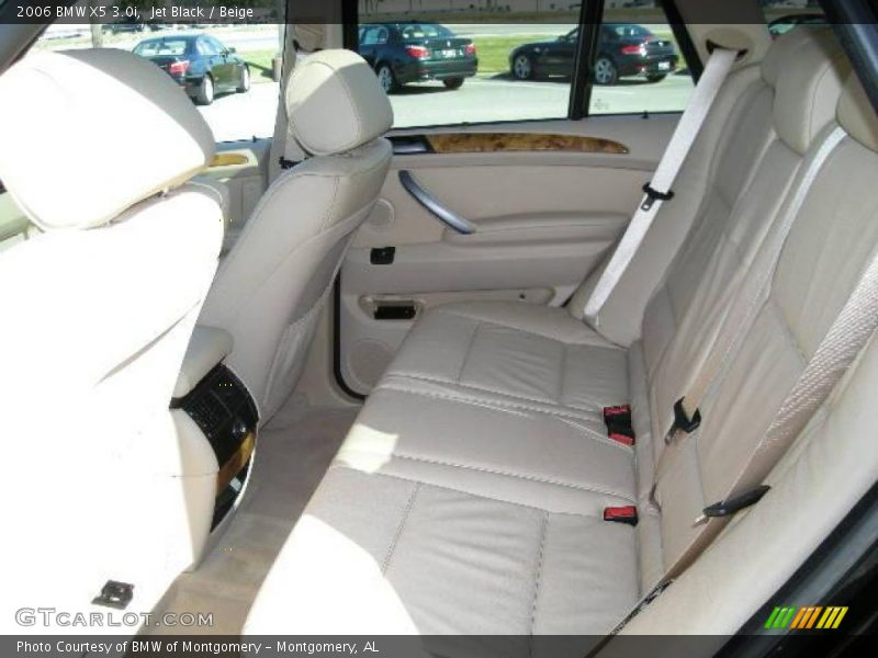 Jet Black / Beige 2006 BMW X5 3.0i