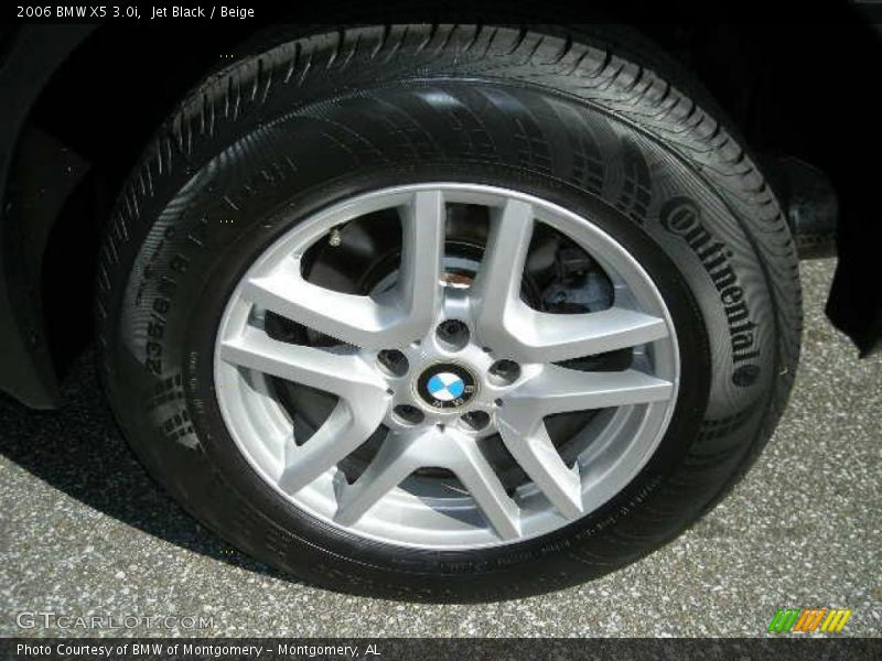 Jet Black / Beige 2006 BMW X5 3.0i