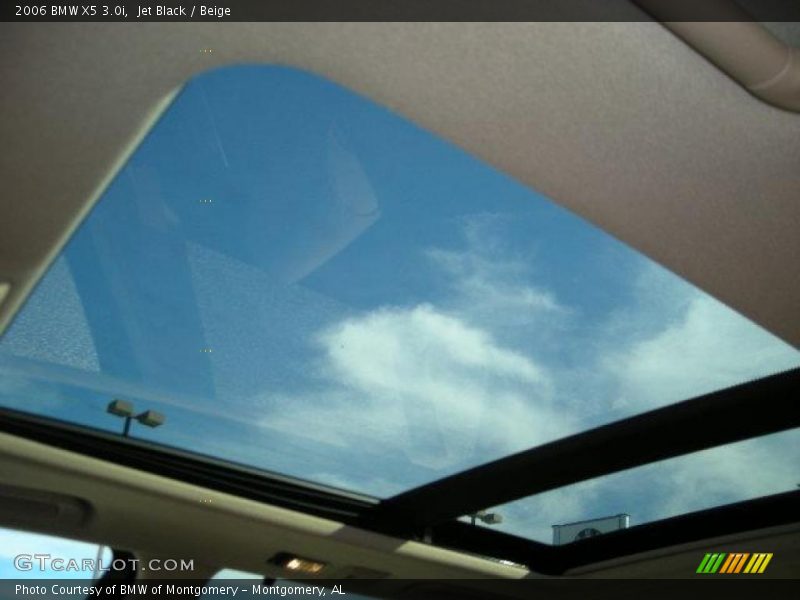 Jet Black / Beige 2006 BMW X5 3.0i