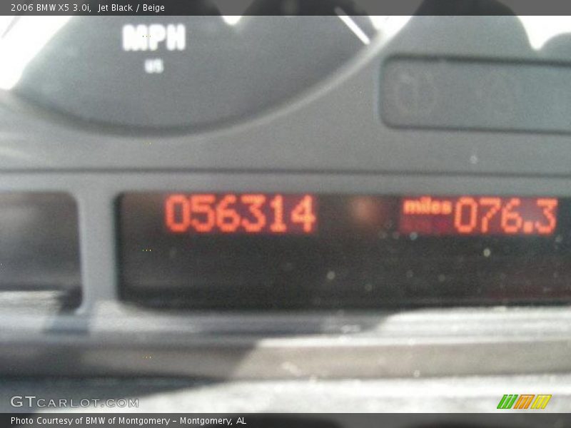 Jet Black / Beige 2006 BMW X5 3.0i