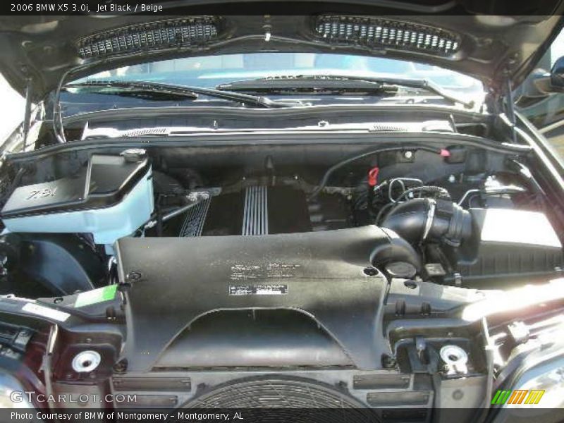 Jet Black / Beige 2006 BMW X5 3.0i