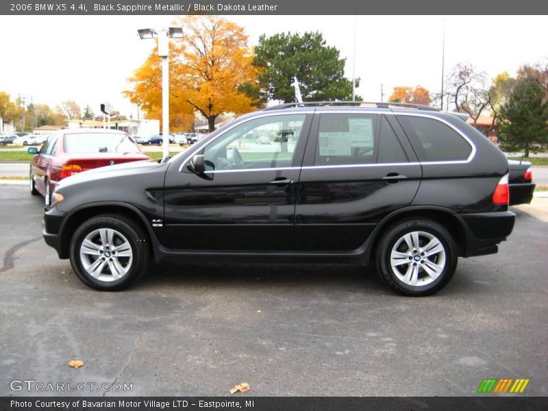 Black Sapphire Metallic / Black Dakota Leather 2006 BMW X5 4.4i