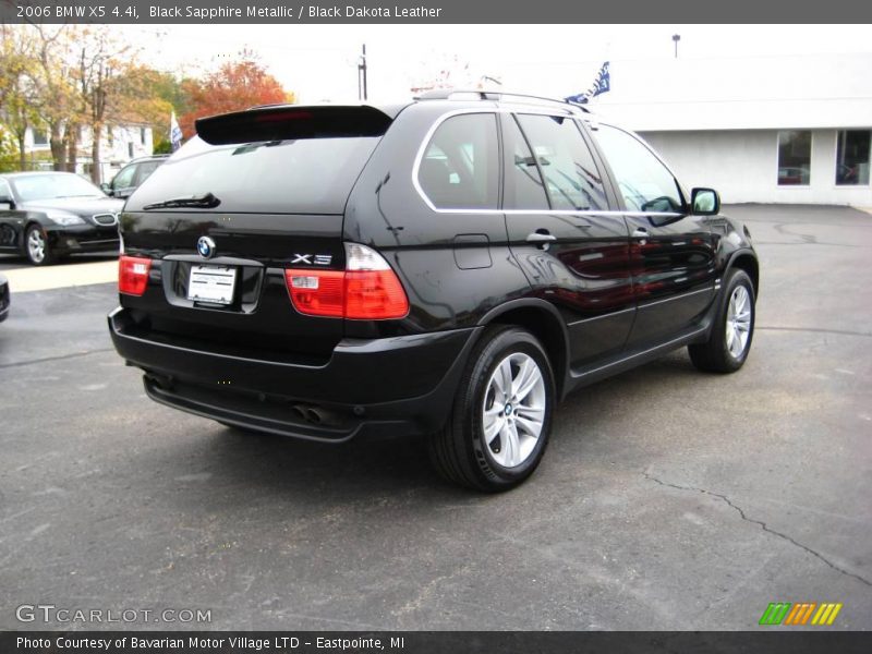 Black Sapphire Metallic / Black Dakota Leather 2006 BMW X5 4.4i