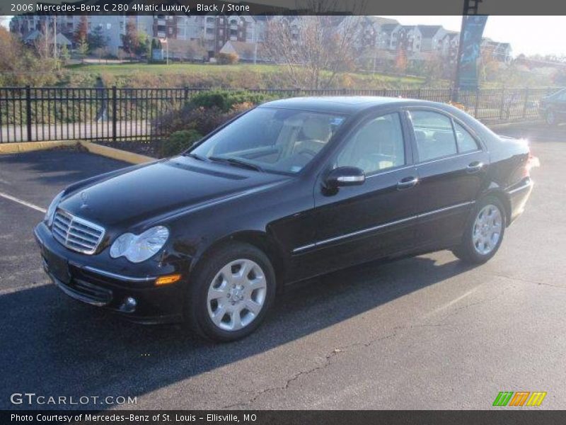 Black / Stone 2006 Mercedes-Benz C 280 4Matic Luxury