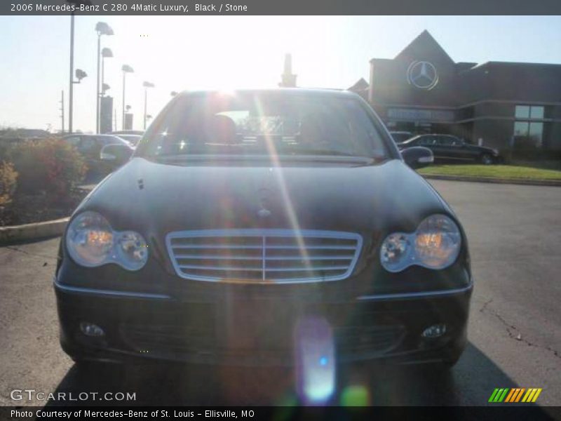 Black / Stone 2006 Mercedes-Benz C 280 4Matic Luxury
