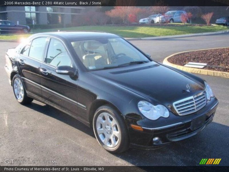 Black / Stone 2006 Mercedes-Benz C 280 4Matic Luxury