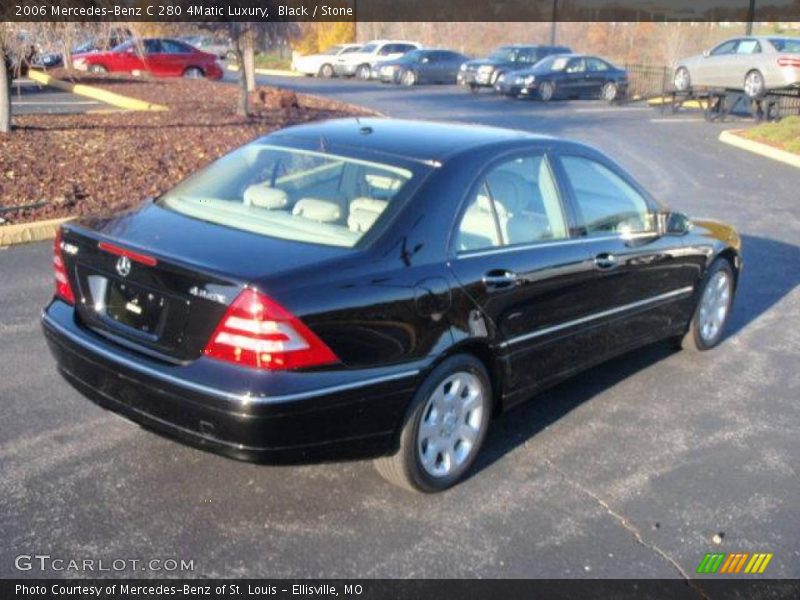 Black / Stone 2006 Mercedes-Benz C 280 4Matic Luxury