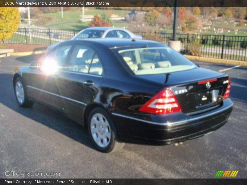 Black / Stone 2006 Mercedes-Benz C 280 4Matic Luxury