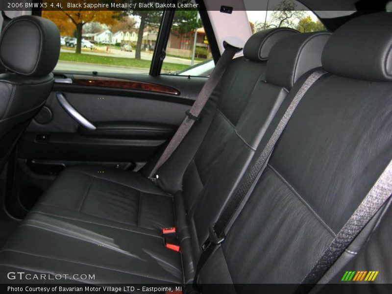 Black Sapphire Metallic / Black Dakota Leather 2006 BMW X5 4.4i
