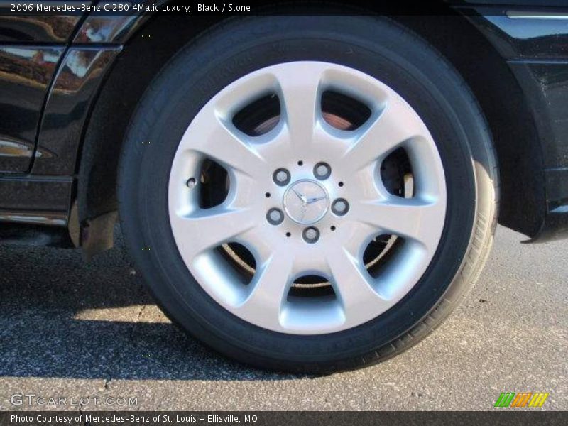 Black / Stone 2006 Mercedes-Benz C 280 4Matic Luxury