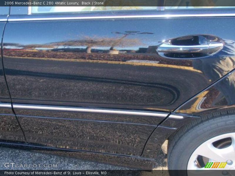 Black / Stone 2006 Mercedes-Benz C 280 4Matic Luxury
