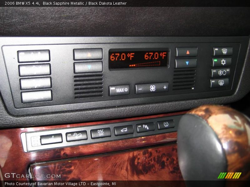 Black Sapphire Metallic / Black Dakota Leather 2006 BMW X5 4.4i