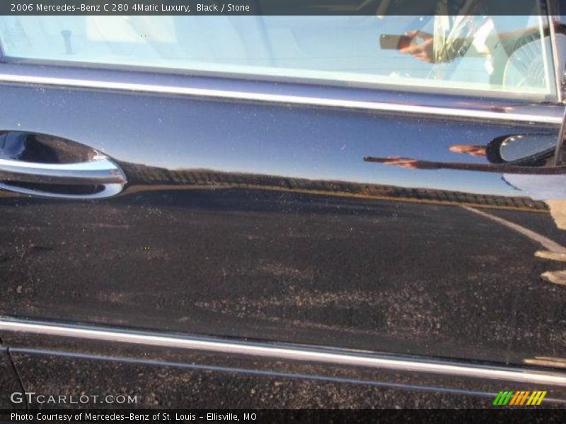 Black / Stone 2006 Mercedes-Benz C 280 4Matic Luxury