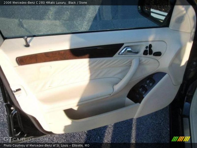 Black / Stone 2006 Mercedes-Benz C 280 4Matic Luxury