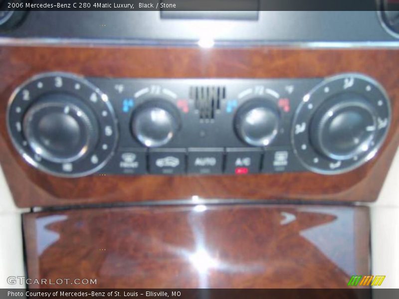 Black / Stone 2006 Mercedes-Benz C 280 4Matic Luxury