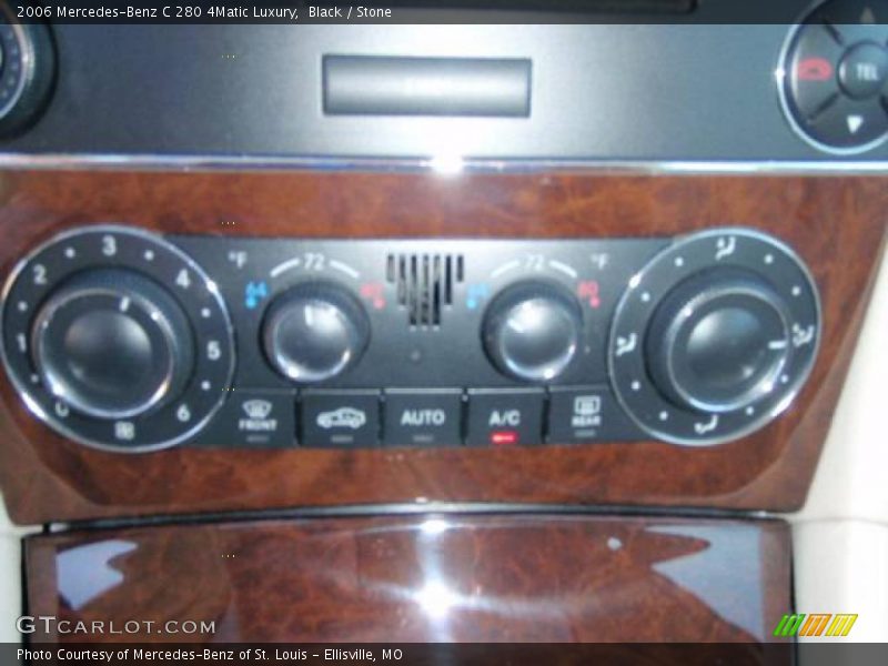 Black / Stone 2006 Mercedes-Benz C 280 4Matic Luxury
