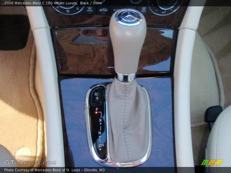 Black / Stone 2006 Mercedes-Benz C 280 4Matic Luxury