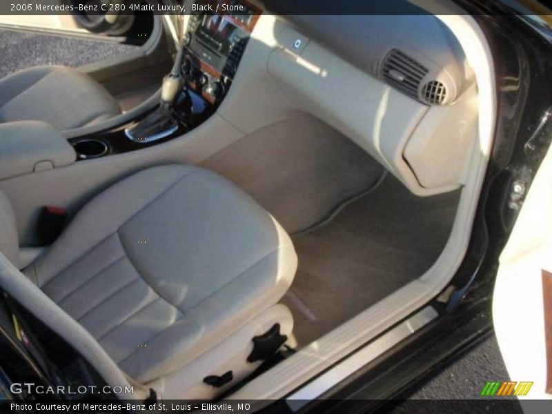 Black / Stone 2006 Mercedes-Benz C 280 4Matic Luxury