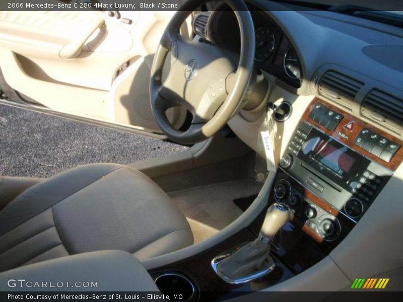 Black / Stone 2006 Mercedes-Benz C 280 4Matic Luxury