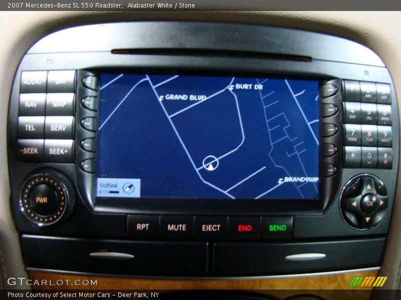 Alabaster White / Stone 2007 Mercedes-Benz SL 550 Roadster