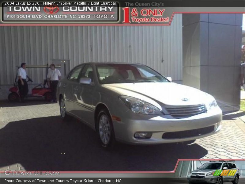 Millennium Silver Metallic / Light Charcoal 2004 Lexus ES 330