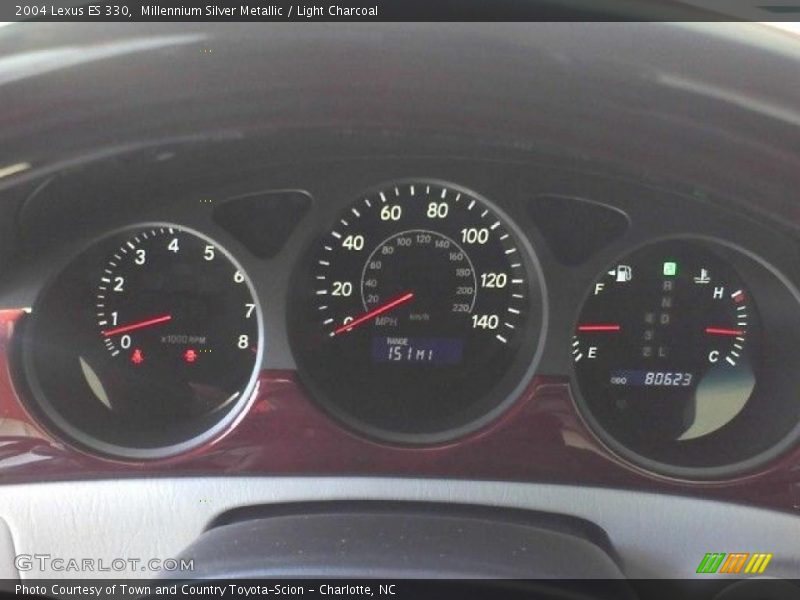 Millennium Silver Metallic / Light Charcoal 2004 Lexus ES 330