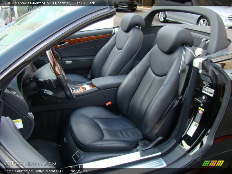 Black / Black 2007 Mercedes-Benz SL 550 Roadster