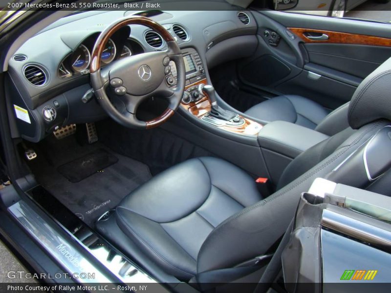 Black / Black 2007 Mercedes-Benz SL 550 Roadster