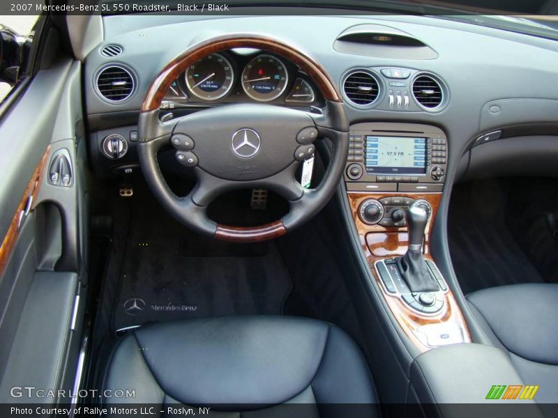 Black / Black 2007 Mercedes-Benz SL 550 Roadster