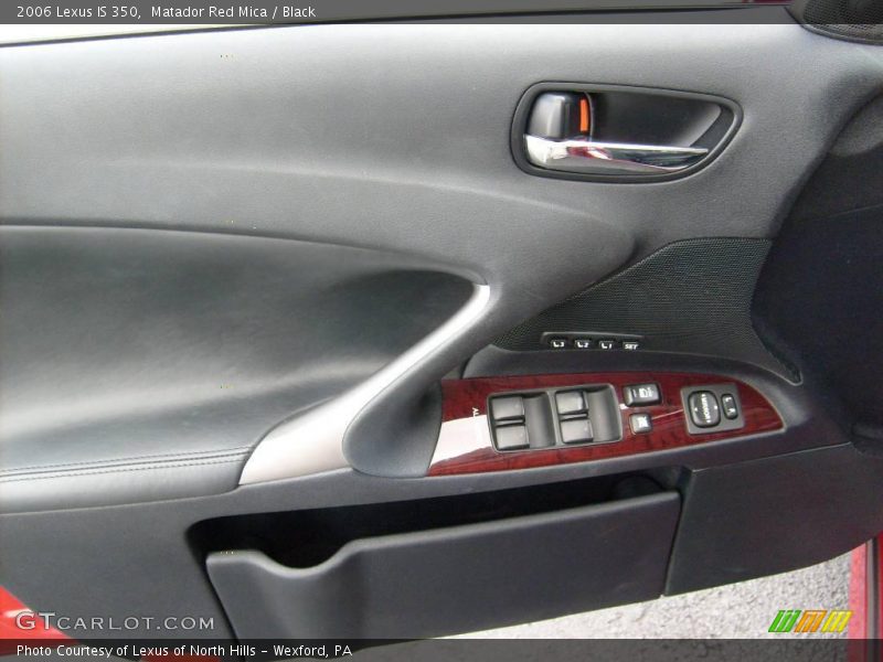 Matador Red Mica / Black 2006 Lexus IS 350