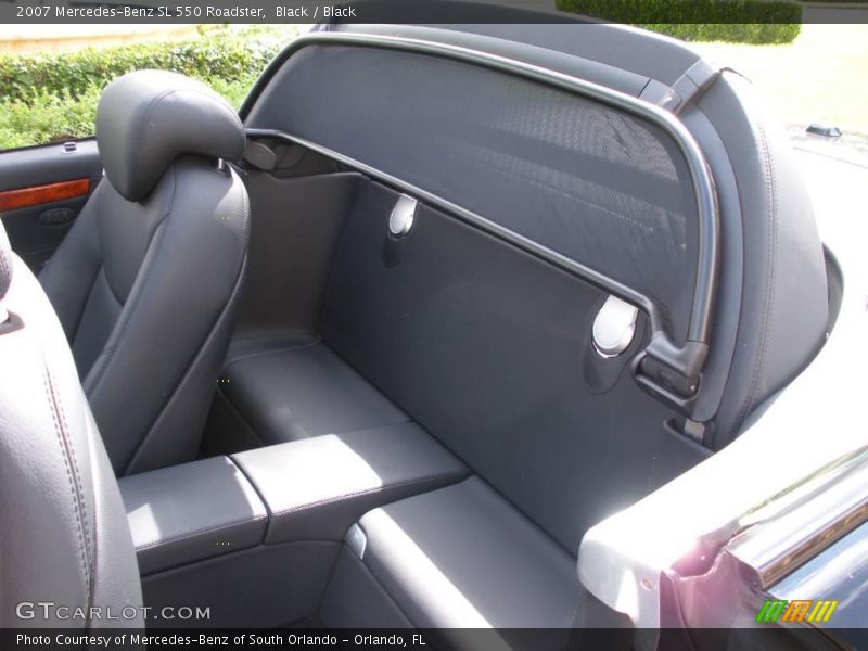 Black / Black 2007 Mercedes-Benz SL 550 Roadster