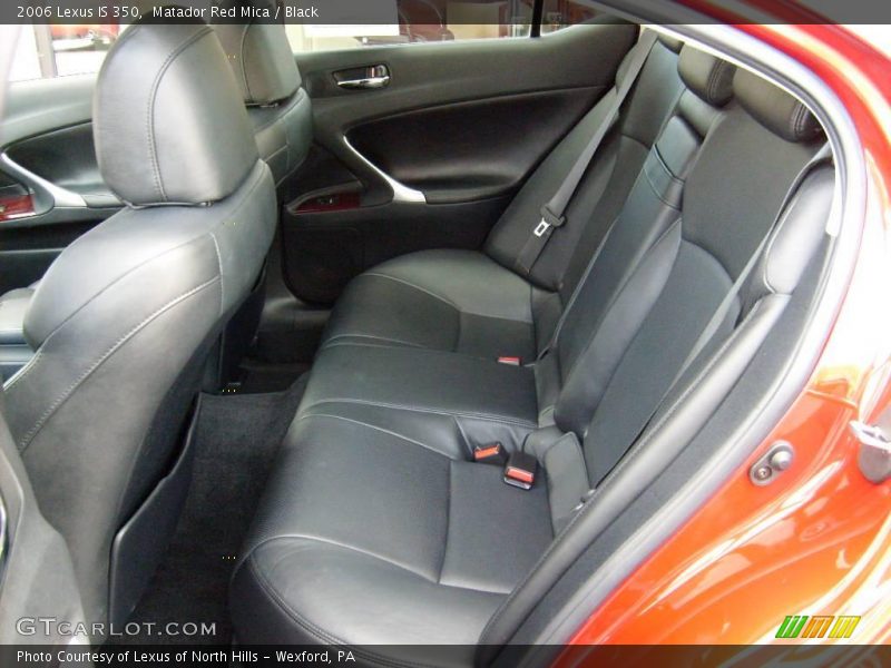 Matador Red Mica / Black 2006 Lexus IS 350