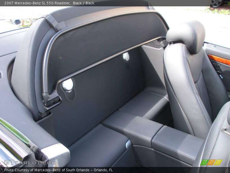 Black / Black 2007 Mercedes-Benz SL 550 Roadster