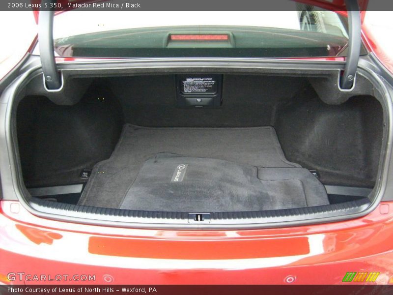 Matador Red Mica / Black 2006 Lexus IS 350