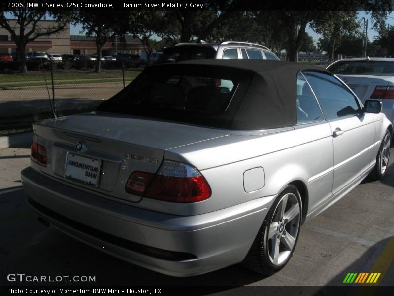 Titanium Silver Metallic / Grey 2006 BMW 3 Series 325i Convertible