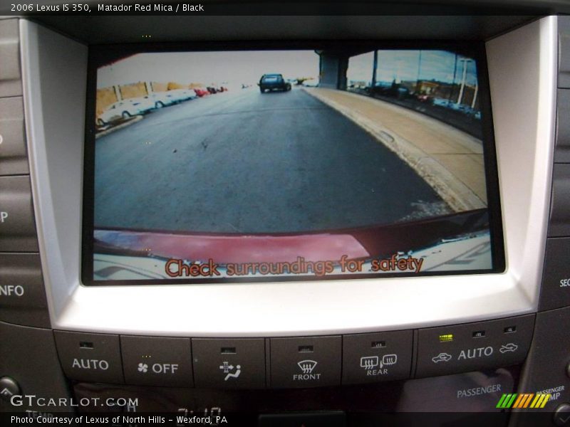 Matador Red Mica / Black 2006 Lexus IS 350