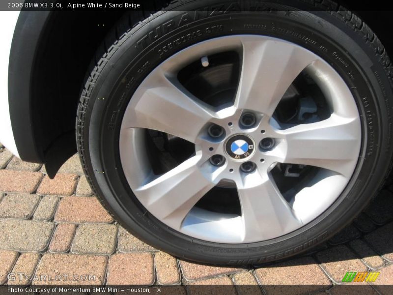 Alpine White / Sand Beige 2006 BMW X3 3.0i