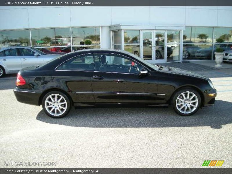Black / Black 2007 Mercedes-Benz CLK 350 Coupe