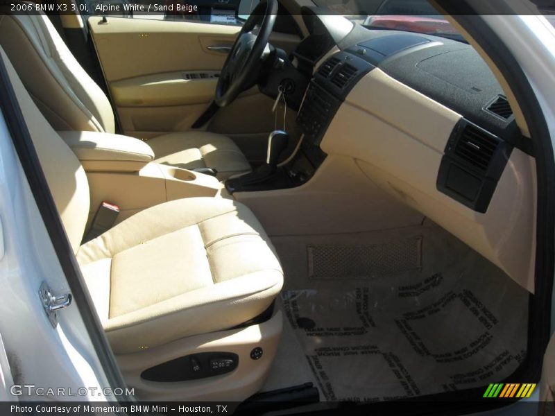 Alpine White / Sand Beige 2006 BMW X3 3.0i
