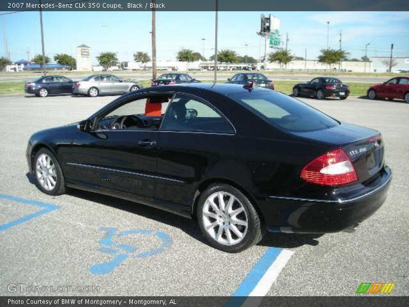 Black / Black 2007 Mercedes-Benz CLK 350 Coupe
