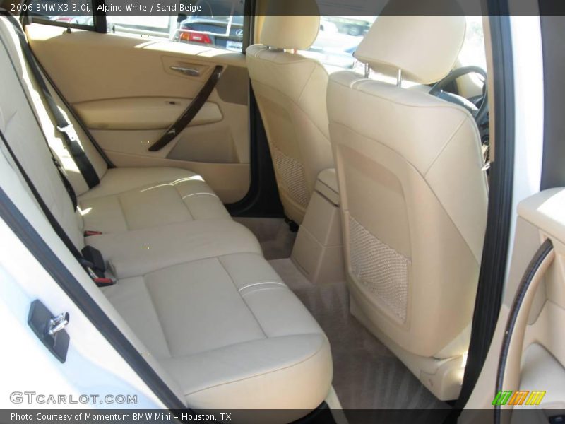 Alpine White / Sand Beige 2006 BMW X3 3.0i