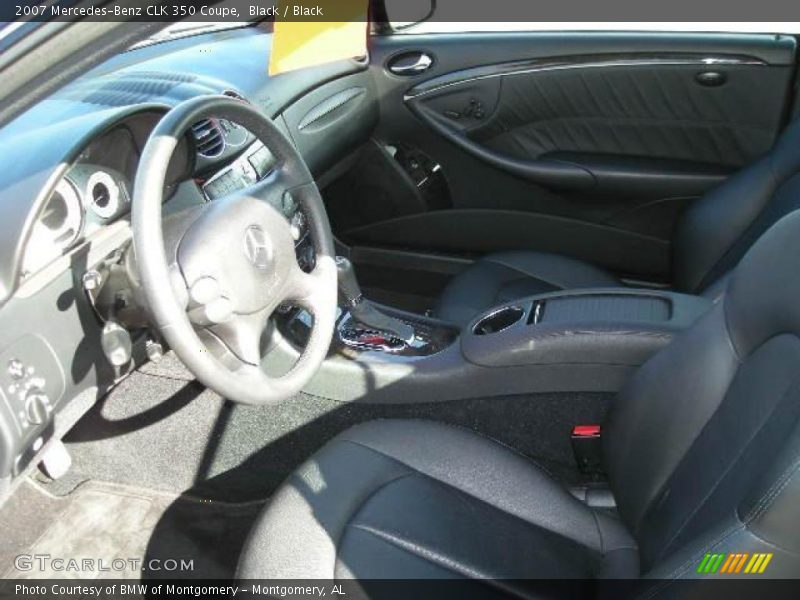 Black / Black 2007 Mercedes-Benz CLK 350 Coupe