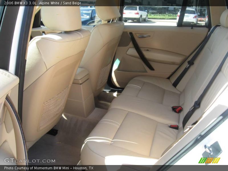 Alpine White / Sand Beige 2006 BMW X3 3.0i