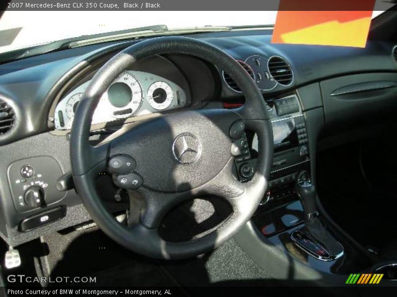 Black / Black 2007 Mercedes-Benz CLK 350 Coupe