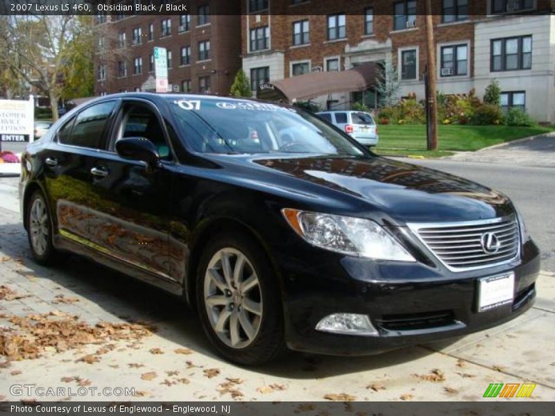 Obsidian Black / Black 2007 Lexus LS 460