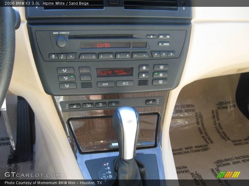 Alpine White / Sand Beige 2006 BMW X3 3.0i